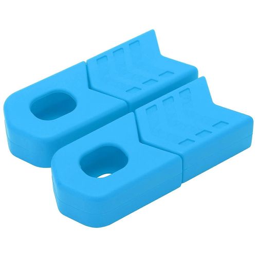 4pcs Protecteur De Manivelle De Vélo Capuchons De Pédalier Silicone Dh Fr Am Xc Vélo Manivelle Bras De Botte Couvre-Bleu
