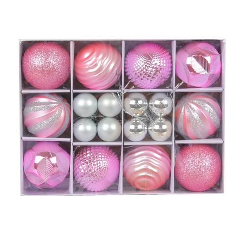 Ensemble de boules de Noël Boules de Noël en plastique exquis Noël