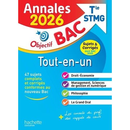 Tout-En-Un Tle Stmg - Sujets & Corrigés