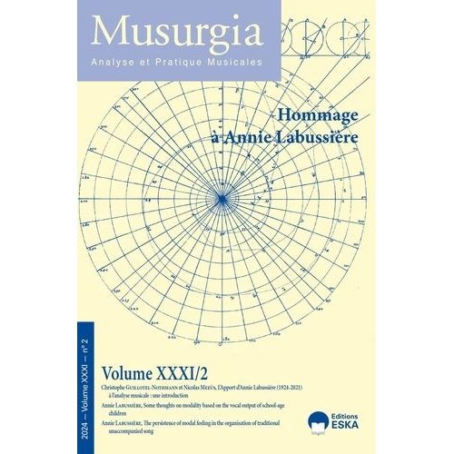 Hommage À Annie Labussière - Musurgia Vol 31 N°2 - 2024