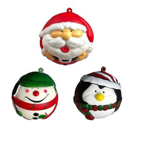 Squishy Toys Pour Les Enfants Super Doux Noël Père Noël Bonhomme De Neige Lente Montée Soulagement du Stress