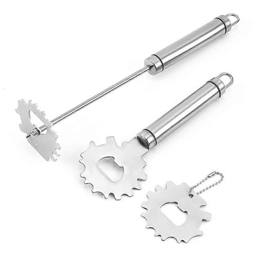 Grattoir à grille de barbecue en acier inoxydable, 20253 pièces, ouvre-bouteille multifonctionnel, nettoyeur de grille de barbecue, outils de nettoyage parfaits pour barbecue