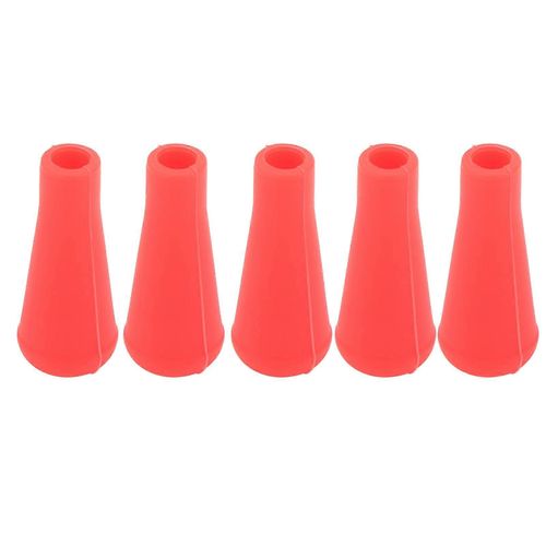 20 255 Pointes De Flèches De Tir À L'arc, Diamètre Intérieur De 8 Mm, Pointes De Flèches En Caoutchouc Pour L'entraînement En Extérieur, Rouge