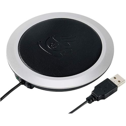 Chauffe-tasse USB,Chauffe-tasse USB en cuir PU,Chauffe-boisson USB Coaster Heater