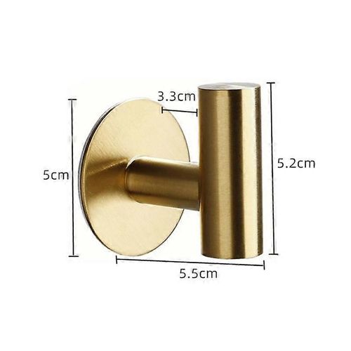 Crochet mural porte-serviettes salle de bain peignoir crochet mat or rose en acier inoxydable porte-serviettes porte-serviettes rangement 2pcs