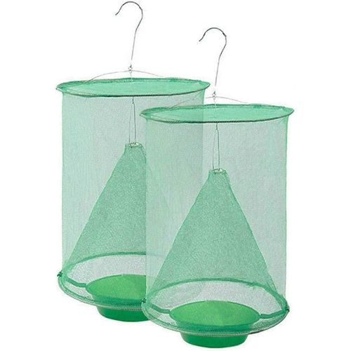 Piège à mouches ranch,cage de piège à insectes extérieur avec piège à nourriture,piège à insectes le plus efficace jamais pour les mouches