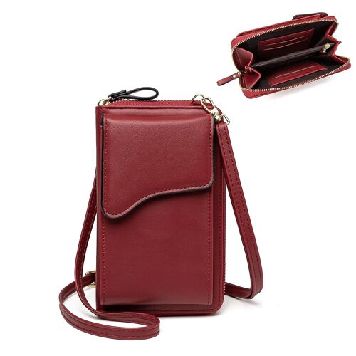 Petit Sac à Bandoulière en Cuir pour sac Bandoulière Utilisation Mobile - Design Compact, un Matériau Durable, Style Polyvalent, Disponible en Plusieurs Couleurs