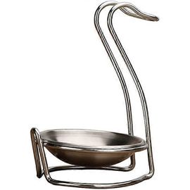 Porte-Repose-Cuillère À Soupe En Forme De Cygne Supports De Louche À Soupe Verticaux D'économie En Acier Inoxydable Pour Buffet De Restaurant Comptoirs De Cuisine Outil De Décoration