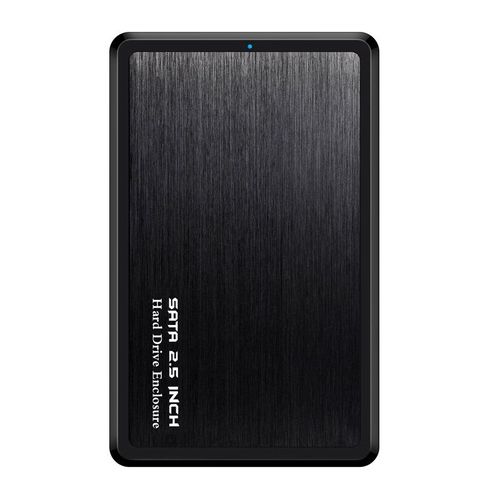 HDD Case Adaptateur SSD SATA Vers USB3.0 de 2,5 Pouces pour BoîTier de Disque Dur USB de 7Mm / 9.5MM BoîTier de Disque Dur Externe (Noir)