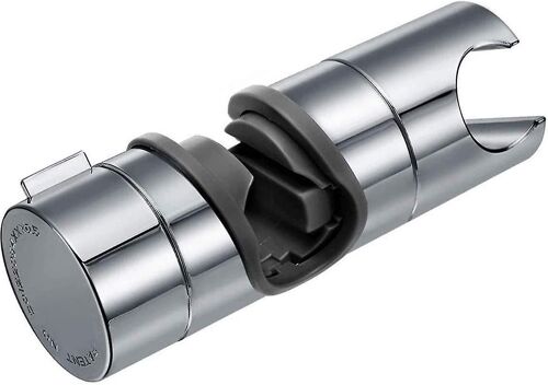 Support de douche à main remplaçable, support de pommeau de douche, diamètre réglable de 18 à 25 mm, ABS chromé (argent)