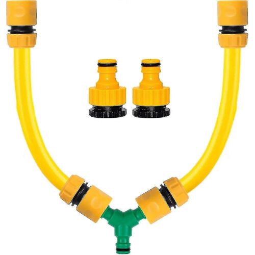 Raccord Robinet Mélangeur - Connecteur Y 2-en-1 Tuyau