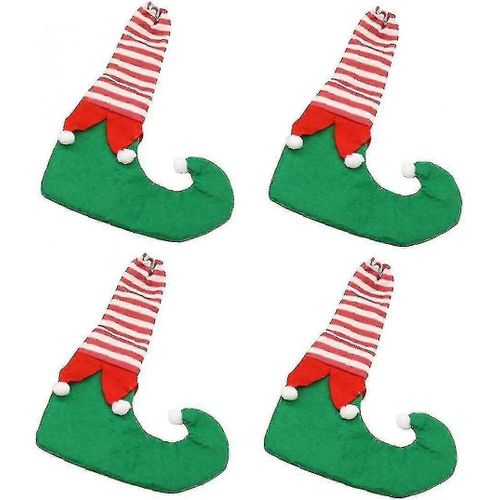 Couvre-Pieds De Table De Noël Chaussettes Chaussettes De Noël Chaussettes Protecteurs De Sol Chair Table Jambe Pied Vert