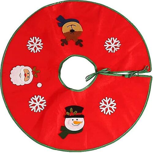 24'' Petit arbre de Noël jupe mignon dessin animé arbre tapis pour petit arbre décor ornement de Noël