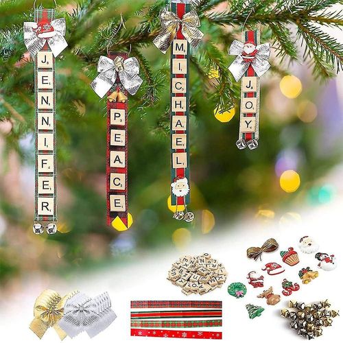 Ornements De Noël Décorations D'arbre Artisanat Personnalisé Pour Les Filles Adultes Kit Pour Enfants Ruban De Bricolage