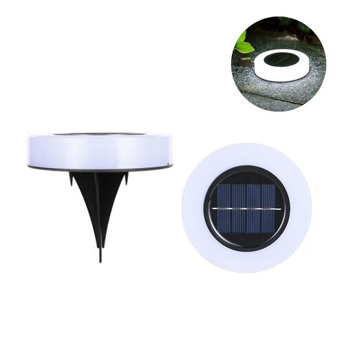 Lumières De Paysage Solaire Ours Extérieur Palmier Rond Led Prise De Terre Étanche À La Poussière Ip65 Lampe Enterrée Étanche
