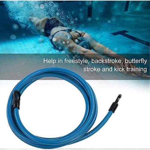 Sangles de natation de piscine réglables,sangles de natation pour enfants,bandes de résistance de natation pour adultes,sangles d'entraînement de natation de 4 m,Stra auxiliaire d'entraînement de pisc