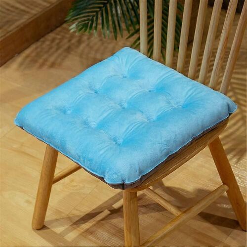 Lot De 2 Coussins D'assise,Coussins De Chaise Avec Rubans,Coussins En Velours,Coussin De Chaise,Coussin De Chaise Pour L'intérieur