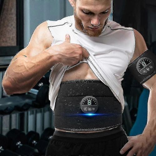Promotion D'hiver,Ceinture Amincissante Électrique Pour Le Corps Abdominal Intelligent Stimulateur Musculaire Abs Entraîneur Fitness Poids