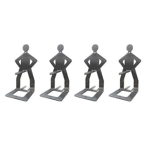4pcs drôle BBQ accessoires Hot Dog saucisse support support Portable barbecue rack en acier inoxydable Roas