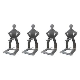 4pcs drôle BBQ accessoires Hot Dog saucisse support support Portable barbecue rack en acier inoxydable Roas
