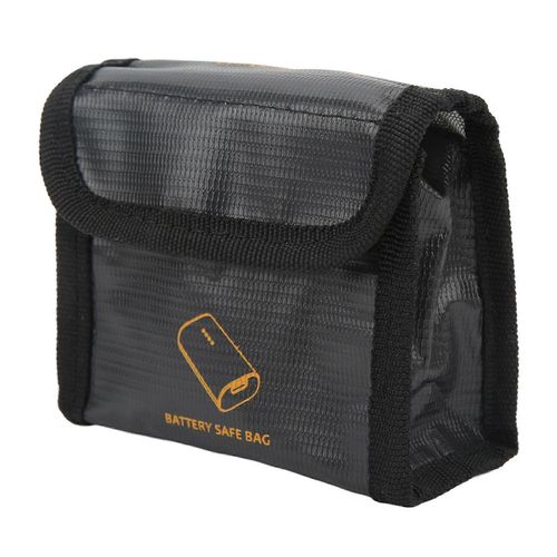 Sac De Sécurité De Batterie Antidéflagrant Ignifuge Résistant Aux Hautes Températures Pochette De Protection De Batterie Pour Dji Fpv Lunettes Pour 3 Batteries-Générique