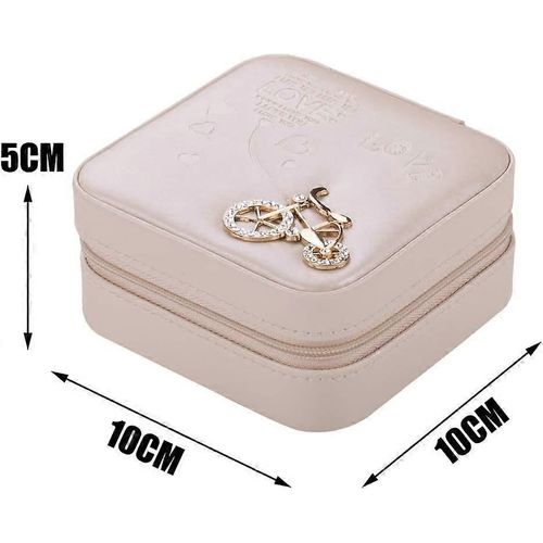 Boîte à bijoux pour dames,mini boîte de rangement pour bijoux,boîte à bijoux portable,rangement pour bijoux