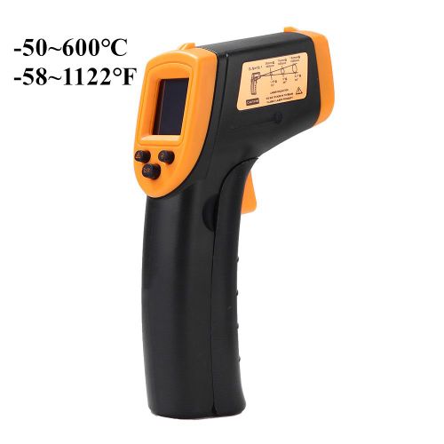 Thermomètre Infrarouge Numérique -50   600 °C Gm320/Gm320s/Hw600/Hw550 Écran Lcd Thermomètre Sans Contact Pyromètre Point Laser Ir - Type Hw600 #B