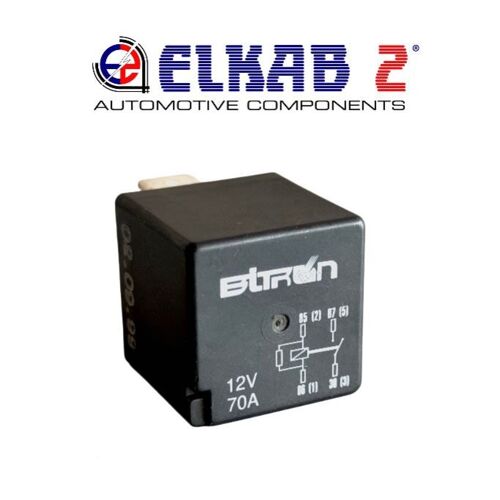 Relais Automobile 12v 70a 4 Contacts, Multifonction Bitron Pour Iveco Daily, Fiat, Alfa, Lancia, Original.