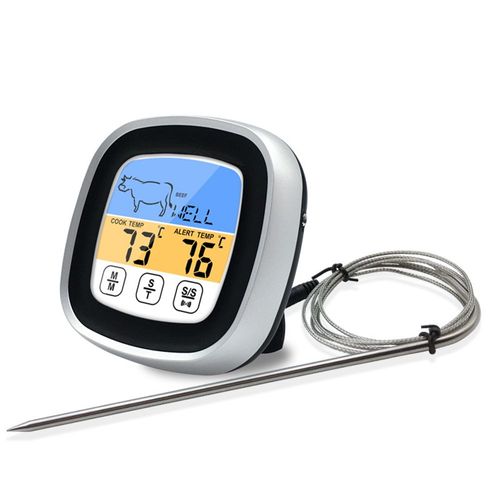 Thermomètre numérique de cuisine,température du four,compteur de chaleur,thermomètre à viande en acier inoxydable,sonde de capteur pour ustensiles de cuisine,barbecue Grill - Type NORMAL MODEL