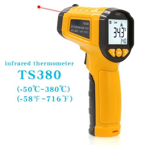 Thermomètre Infrarouge Sans Contact Ts380,Jauge De Température Électronique Industrielle Portative De Haute Précision Ts600 - Type Ts380