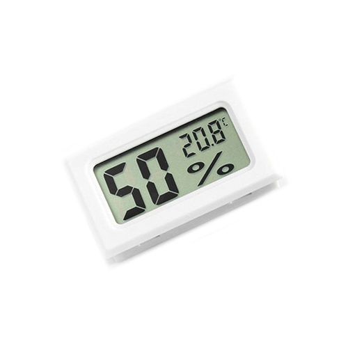 Mini thermomètre numérique LCD,hygromètre,Thermostat d'intérieur,capteur de température pratique,humidité,jauge,Instruments,sonde - Type White
