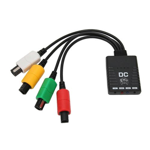 Adaptateur De Manette Sans Fil 4 Joueurs Convertisseur De Manette Bluetooth Pour Console Sega Dc Pour Ps5 Pour 8bitdo Pour Wii