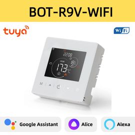 Thermostat Wifi/Zigbee alimenté par batterie,contrôleur de température de chauffage intelligent Tuya pour chaudière à gaz avec Alexa Google Home - Type WIFI