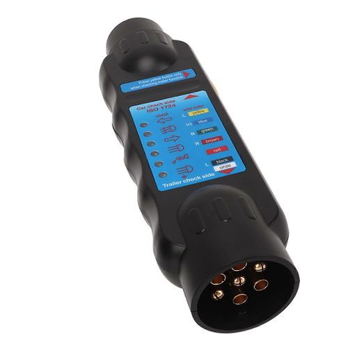12v 7pin Remorque Remorquage Feux Câblage Testeur De Circuit Prise De Courant Outil De Diagnostic Pour Remorques Caravanes Boxes Porte-Vélos