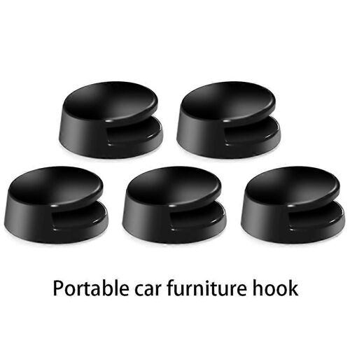 5 Pcs Mini Voiture Adhésif Crochets Portable Invisible Adhésif Crochets Pour Automobile Maison
