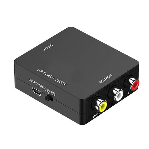 Interface Multimédia Hd Vers Av Converter 1080p Plug And Play Rca Adaptateur Vidéo Pour Ps5 Set Top Box Hdtv