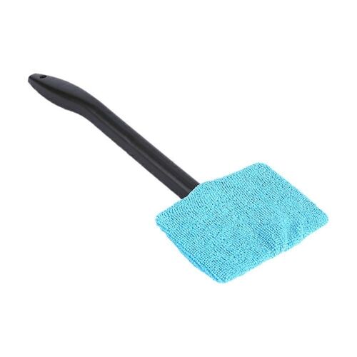 1pcs Microfibre Voiture Fenêtre Long Poignée Brosse De Nettoyage Voiture Pare-Brise Outil De Nettoyage Bleu Clair