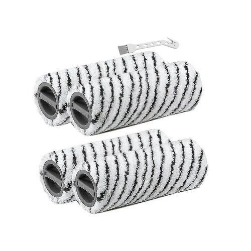 Brosse à rouleau en pierre 4 pièces compatible avec les pièces de nettoyeur de sol sans fil Karcher FC7 FC7 FC7 Premium FC5 Premium FC3