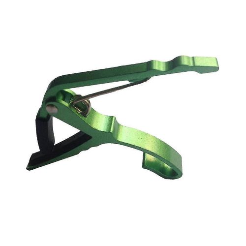 Clip D'accordage De Guitare Clip En Alliage Clip De Guitare Capo De Changement De Pince Clip De Transposition De Clé Clip De Corde De Musique Folklorique (Vert)
