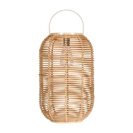 Pauleen Sunshine Lanterne Solaire Ip44 5lm 2700k Rotin/Métal/Plastique Beige