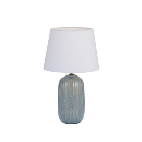 Pauleen Lam À Poser Glowing Hug Max20w E14 H39,5cm Tissu/Céramiq Bl/Bleu 230v
