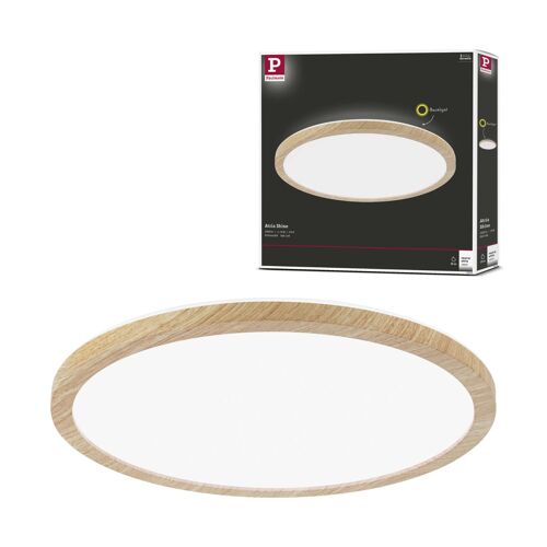 Panneau Led Atria Shine Wood D.293mm 16w 2000lm 4000k Effet Bois 230v Ip44
