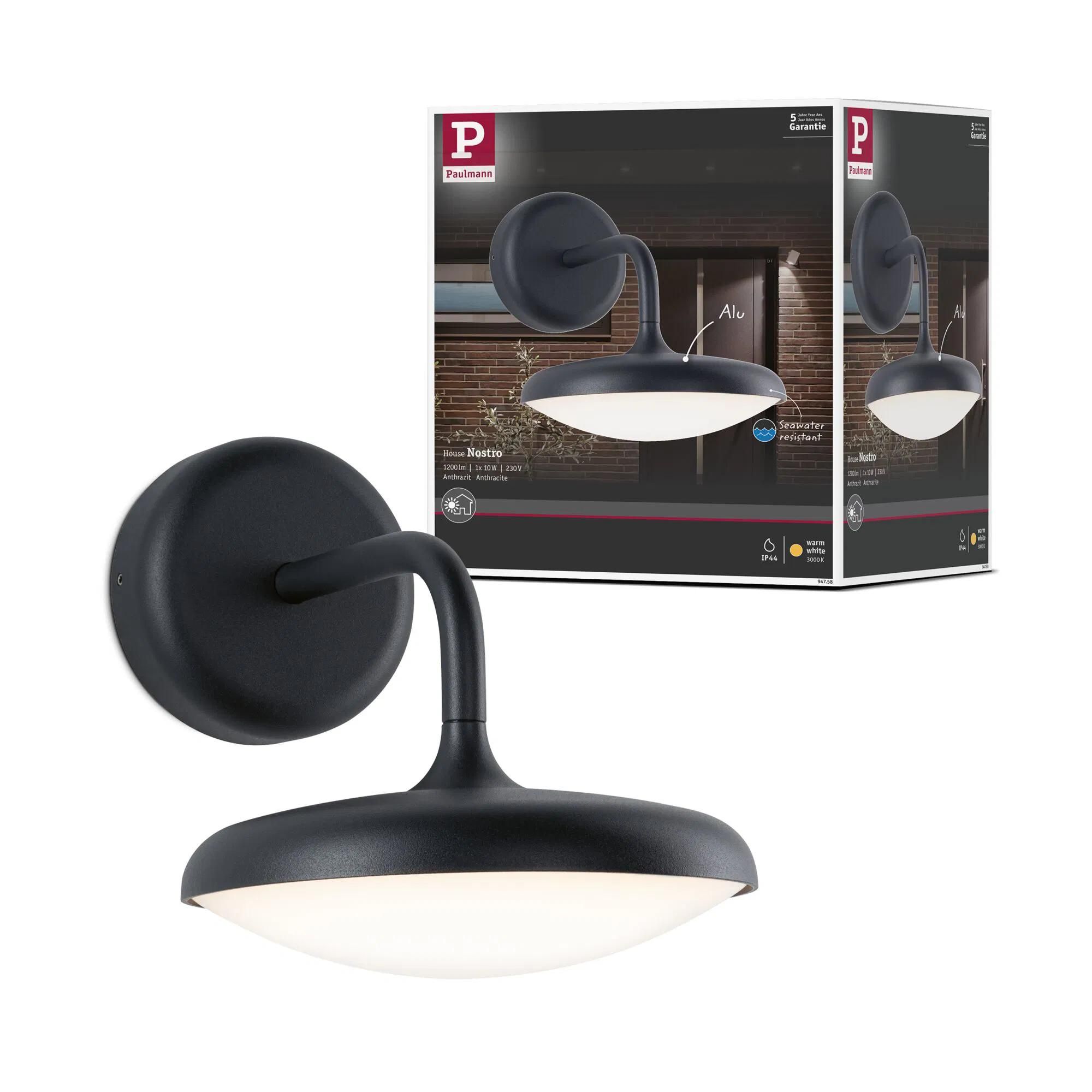 Applique Extérieur Tralia 10W MAX Anthracite 94787 | Boutica