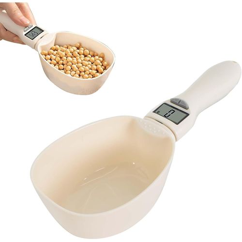 Letnerny-Balance De Cuisine Numérique, Balance À Cuillère Pour Nourriture Pour Chien/Chat, Balance À Cuillère Numérique Avec Affichage Led, Cuillère De Pesée Détachable Cuillère À Mesurer Électroniqu