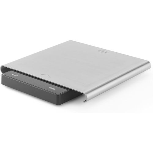 SUBZONAL-Balance de Cuisine Numérique avec Mécanisme Coulissant, Balance Numérique Haut de Gamme avec Surface de Pesée en Acier Inoxydable 18/10, Écran Lcd, Charge Max, 5 Kg, avec Piles