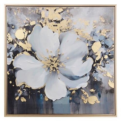 Toile fleur Jiho 50 x 50 cm Atmosphera