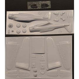 Maquette Rare Plane Au 1/72 En Vacuformé Northtrop A-17 / A-17a