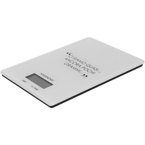Letnerny-Balance De Cuisine Numérique Blanche Rectangulaire Avec Inscription