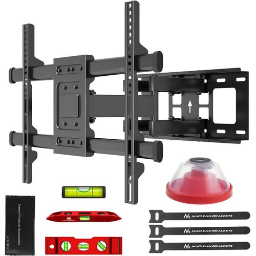 Support Tv , Max Vesa 600X400, 32-85"", 60Kg, Réglage De L'Angle Horizontal Et Vertical, Profilé 65-390Mm, Noir, Mc-789
