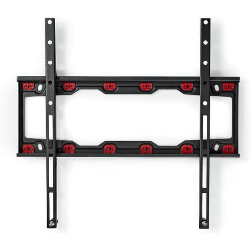 CHECARZHN--NO1-Support Tv Mural Fixe - 23-55" - Poids D'Écran imal Pris En Charge 35 Kg - Distance Minimale Du Mur 28 Mm - Acier - Noir